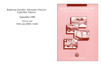 Replacing Gasoline  Alternative Fuels for LightDuty Vehicles