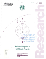 Mechanical Properties of HighStrength Concrete
