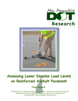 Assessing Lower Impulse Load Levels on Reinforced Asphalt Pavement