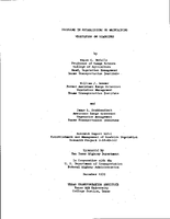 Problems in Establishing or Maintaining Vegetation on Roadsides