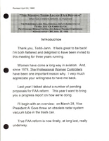 FAA Deputy Administrator Linda H Daschle Speeches April 1996