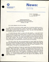 Suggested Remarks for Secretary Elizabeth Hanford Dole to the American Women in Radio and Television Inc