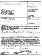 A DualLane Flow Signal Plan for Texas