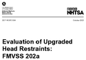 Evaluation of Upgraded Head Restraints FMVSS 202a