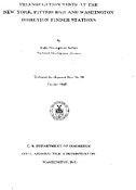 Triangulation Tests at the New York Pittsburgh and Washington Direction Finder Stations