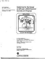 Guidelines for the Design of GPS and LORAN Receiver Controls and Displays