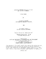 Asphaltic concrete overlays of rigid and flexible pavements  final report