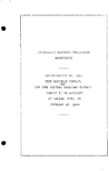 Interstate Commerce Commision Report of the Accident  Investigation Occuring on the ERIE RAILROAD AND NEW YORK CENTRAL RAILROAD MARION OH