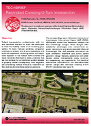Restricted Crossing UTurn Intersection  techbrief