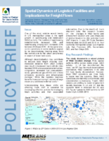 Spatial Dynamics of the Logistics Industry and Implications for Freight Flows Policy Brief