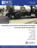 Assessing Cool Corridor Heat Resilience Strategies for HumanScale Transportation