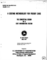 A Costing Methodology for Freight Cars The Conceptual Design of a Cost Information System Volume 2