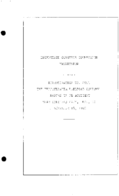 Interstate Commerce Commision Report of the Accident  Investigation Occuring on the PENNSYLVANIA RAILROAD COLUMBIA CITY IN