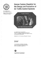 Human Factors Checklist for the Design and Evaluation of Air Traffic Control Systems