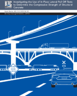 Investigating the Use of InPlace Lateral Pull Off Tests To Determine the Compressive Strength of Structural Concrete