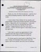 Secretary of Transportation Rodney Slater Speeches November 1998