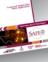 Connected Vehicle Data Safety Applications