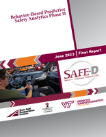 BehaviorBased Predictive Safety Analytics Phase II