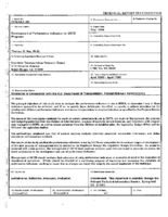 Development of performance indicators for DOTD programs