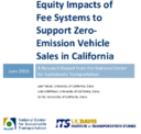 Equity Impacts of Fee Systems to Support Zero Emission Vehicle Sales in California