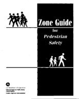Zone Guide for Pedestrian Safety 1998