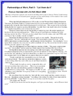 Partnerships at Work Part 2 Let Them Do It