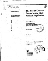 The Use of Contact Lenses in the Civil Airman Population