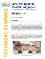 Lime Kiln Dust for Treated Subgrades  Technical Summary