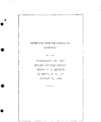 Interstate Commerce Commision Report of the Accident  Investigation Occuring on the RUTLAND RAILROAD MOOERS NY