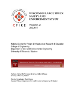 Wisconsin large truck safety and enforcement study