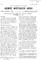 Investigation of Aircraft Accident ROCKY MOUNTAIN AIR SHOWS FLAGER COLORADO 19510915