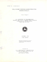 RailHighway Crossing Hazard Prediction Research Results