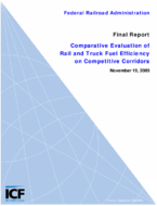 Comparative Evaluation of Rail and Truck Fuel Efficiency on Competitive Corridors Final Report