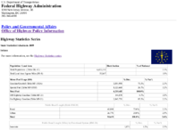 Highway Statistics Series State Statistical Abstracts 2009  Indiana