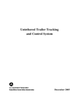 Untethered Trailer Tracking and Control System