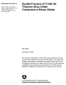 Ductile Fracture of Ti6Al4V Titanium Alloy Under Compressive Stress States
