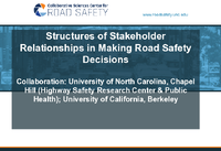 Structures of Stakeholder Relationships in Making Road Safety Decisions Slides