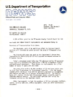 US Department of Transportation News Office of Public and Consumer Affairs UMTA 7880 DOT Awards 19 Million for Milwaukee Transit