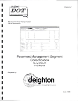 SDDOT Pavement Management Segment Consolidation