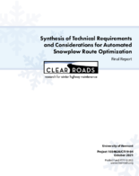 Synthesis of Technical Requirements and Considerations for Automated Snowplow Route Optimization