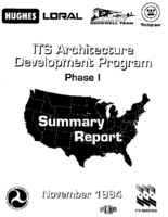 ITS Architecture Development Program Phase I Summary Report