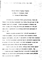 Recent Federal Highway Progress