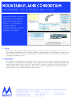 Proposing New Advisory Speeds in Mountainous Areas Considering the Effect of Longitudinal Grades Vehicle Characteristics and the Weather Condition Research Brief