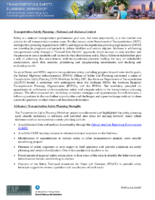 Transportation Safety Planning  National and Alabama Context