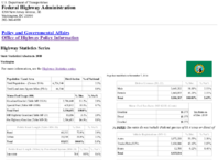 Highway Statistics Series State Statistical Abstracts 2010  Washington