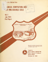 Chemical Compaction Aids for FineGrained Soils Vol II