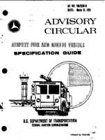AC 150522014 Airport Fire and Rescue Vehicle Specification Guide