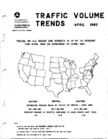 Traffic Volume Trends April 1982