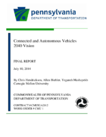 Connected and Autonomous Vehicles 2040 Vision