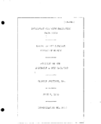 Interstate Commerce Commision Report of the Accident  Investigation Occuring on the BALTIMORE AND OHIO RAILROAD CLARION JCT PA